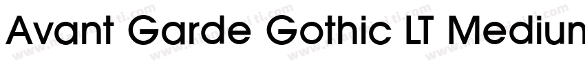 Avant Garde Gothic LT Medium blod字体转换